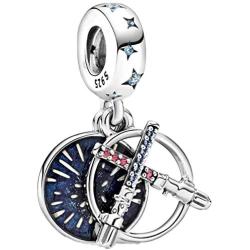 Annmors Star War, The Child,Yoda Charm Black Enamel Charm fits Pandora Charms Bracelets for Woman-925 Sterling Silver Dangle Pendant,Jewelry Gifts for Women Bracelet&Necklace