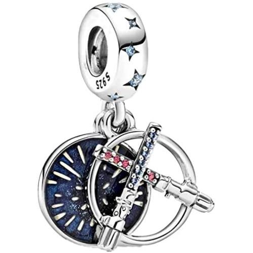 Annmors Star War, The Child,Yoda Charm Black Enamel Charm fits Pandora Charms Bracelets for Woman-925 Sterling Silver Dangle Pendant,Jewelry Gifts for Women Bracelet&Necklace
