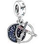 Annmors Star War, The Child,Yoda Charm Black Enamel Charm fits Pandora Charms Bracelets for Woman-925 Sterling Silver Dangle Pendant,Jewelry Gifts for Women Bracelet&Necklace