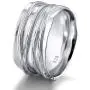 SOMEN TUNGSTEN 10mm Wide Band Ring 925 Sterling Silver Ripple Thumb Ring for Men Women Size 5-12 SOMEN TUNGSTEN 10mm Wide Band Ring 925 Sterling Silver Ripple Thumb Ring for Men Women Size 5-12