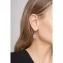 Two Tone 18k Yellow Gold and Rhodium Plated 925 Sterling Silver Celtic Knot Drop Earrings Two Tone 18k Yellow Gold and Rhodium Plated 925 Sterling Silver Celtic Knot Drop Earrings