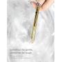 Long Gold Plated Initial Necklaces for Women Sexy Personalized Bar Necklaces, Rechargeable 2-in-1 Necklace Jewelry