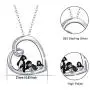JUSTKIDSTOY Penguin Necklace 925 Sterling Silver Cute Necklace Family Penguin Gifts for Women Girls JUSTKIDSTOY Penguin Necklace 925 Sterling Silver Cute Necklace Family Penguin Gifts for Women Girls