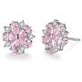 Lam Sence Sterling Silver Sakura Flower Jewelry for Women Girls (Stud Earrings)