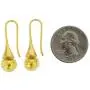 GlassOfVenice Murano Glass Drop Earrings - Liquid Gold