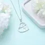 S925 Sterling Silver Gymnastics Sport Love Heart Charm Pendant Necklace Inspirational Jewelry Gifts for Women,Gymnasts, Coaches S925 Sterling Silver Gymnastics Sport Love Heart Charm Pendant Necklace Inspirational Jewelry Gifts for Women,Gymnasts, Coaches