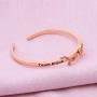 POTIY Vampire Fans Gift Vampire Inspired Jewelry Team Klaus Elijah Rebekah Always and Forever Flower Bracelet for Women Girls