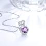 Birthday Gifts for Her March Birthstone Aquamarine Love Infinity Emerald Periodt Blue Sapphire Pink Tourmaline Citrine Garnet Amethyst Jewelry Sterling Silver