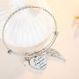 ELOI Memorial Necklace A Piece of My Heart is in Heaven Pendant Jewelry in Memory of Mom Dad Grandpa Baby Loss Memorial Gift