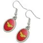 GRAPHICS & MORE Wonder Woman Classic Logo Novelty Dangling Drop Oval Charm Earrings GRAPHICS & MORE Wonder Woman Classic Logo Novelty Dangling Drop Oval Charm Earrings
