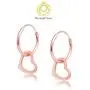 Big Apple Hoops - Jewelry High Polished Sterling Silver Small Heart Charm Hoop Earrings Made from Solid 925 Sterling Silver in 3 Color Rose, Silver, Gold Special Fashion Gifts for Women, Teens, Men Big Apple Hoops - Jewelry High Polished Sterling Silver Small Heart Charm Hoop Earrings Made from Solid 925 Sterling Silver in 3 Color Rose, Silver, Gold Special Fashion Gifts for Women, Teens, Men