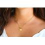 Gold Chain Necklaces for Women,Dainty Lock Pendent Paperclip Chain Link Necklaces Boho Beach Puck Jewelry Gifts…