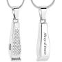 Hair Clipper Shaped Cremation Jewelry for Ashes - Stainless Steel Cremation Urn Pendant Ashes Holder Keepsake Urn Necklaces for Human Pet