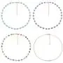Thunaraz 4 Pieces Dainty Evil Eye Necklace for Women Lucky Evil Eye Protection Necklace Cute Minimalist Choker Necklace Jewelry Set Gift