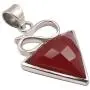 SilverStarJewel Natural Carnelian Pendant 1.5'' 925 Pure Silver New Gemstone SilverStarJewel Natural Carnelian Pendant 1.5'' 925 Pure Silver New Gemstone