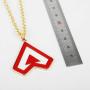 Algol - Game Jewelry Apex Legends Dog Tag Pendant Necklace Apex Logo Keychain For Women Men Metal Keyring Creative Trinket Gift