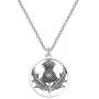 CENWA Outlander Inspired Jewelry Scottish Thistle Pendant Necklace Thistle Jewelry Sassenach Scottish Outlander Gift