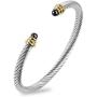 Tiyad Cable Wire Cuff Bracelet Bangle Bracelets for Women Stainless Steel Twisted Cable Cuff