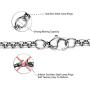 2mm-7mm 16-38In Stainless Steel Rolo Chain Necklace Crude Chain Necklace for Men Women Jewelry