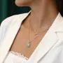 ChicSilver 925 Sterling Silver 12 Constellation Necklace Round Astrology Horoscope Zodiac Sign Pendant Necklace, Silver/Gold (with Gift Box) ChicSilver 925 Sterling Silver 12 Constellation Necklace Round Astrology Horoscope Zodiac Sign Pendant Necklace, Silver/Gold (with Gift Box)