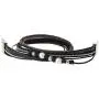 TASBERN Gray Leather Wrap Bracelet for Women Pearl Crystal Rope Braided Cuff Bracelets Handmade Jewelry Gift for Teens Girls TASBERN Gray Leather Wrap Bracelet for Women Pearl Crystal Rope Braided Cuff Bracelets Handmade Jewelry Gift for Teens Girls