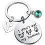 BAUNA Vegan Bracelet Vegetarian Jewelry I Don’t Eat My Homies Animal Rescue Lovers Vegetarianism Gift For Friends