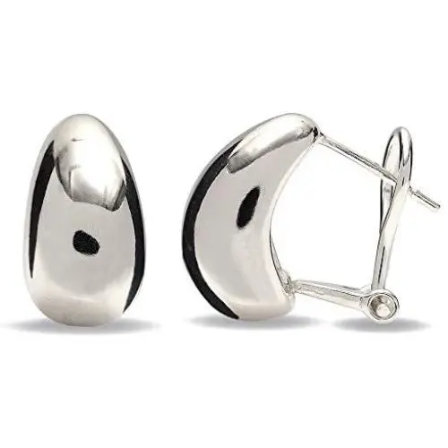 LeCalla Sterling Silver Jewelry Omega Back Earrings for Women Teen LeCalla Sterling Silver Jewelry Omega Back Earrings for Women Teen