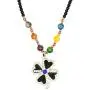 HSQYJ Crystal Pendant Necklace Long Black Beads Chain Necklaces with Statement Charm Pendant Boho Sweater Necklace for Women Girl Fashion Jewelry HSQYJ Crystal Pendant Necklace Long Black Beads Chain Necklaces with Statement Charm Pendant Boho Sweater Necklace for Women Girl Fashion Jewelry