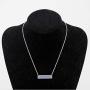 Thin Blue Line Bar Necklace Gift for Wife Mom Appreciation Jewelry