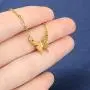 Joycuff Butterfly Necklace Dainty Gold Butterfly Pendant Personalized Initial Letter Necklaces Christmas Birthday Gifts for Teen Girl Daughter Bridesmaid Best Friend