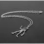 Kiaka Stranger Things TV Show Demogorgon Demodog Monster Pendant Merchandise Necklace Kiaka Stranger Things TV Show Demogorgon Demodog Monster Pendant Merchandise Necklace