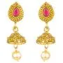 Efulgenz Indian Bollywood Traditional 14 K Gold Plated Crystal Kundan Pearl Beaded Wedding Bridal Necklace Earrings Jewelry Set Efulgenz Indian Bollywood Traditional 14 K Gold Plated Crystal Kundan Pearl Beaded Wedding Bridal Necklace Earrings Jewelry Set