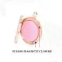 MESINYA Rose Gold Color Just Breathe Aromatherapy/Essential Oils Surgical S.Steel Diffuser Locket Pendant Necklace