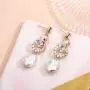 2 PCS/set Elegant Rhinestone Austrian Crystal Choker Necklace Teardrop Dangle Earrings Jewelry Sets for Women Girls, Womens Bridal Wedding Bridesmaid Party Birthday Prom Jewelry Gift. 2 PCS/set Elegant Rhinestone Austrian Crystal Choker Necklace Teardrop Dangle Earrings Jewelry Sets for Women Girls, Womens Bridal Wedding Bridesmaid Party Birthday Prom Jewelry Gift.