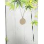MANZHEN Gold Silver Yin Yang Pendant Necklace for Couples