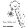 De&ai Inspirational Keychain, Motivational Jewelry, Every Little Thing is Gonna Be Alright Keyring