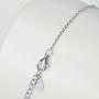 Open Circle Necklace in Yellow Gold, Rose Gold or Rhodium over 925 Sterling Silver