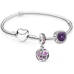 belinia prestige - Bracelet Charm, Bracelet Woman, Bracelet breloque, Compatible Charm for Pandora Bracelet,Pendant Charm