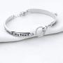 Gzrlyf Memorial Bracelet Sympathy Jewelry Inspirational Memorial Gifts Ill Hold You in My Heart Until I can Hold You in Heaven