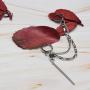 ecobuty Army Earrings Gift Stud Punk Earrings for Women Men Army Gift