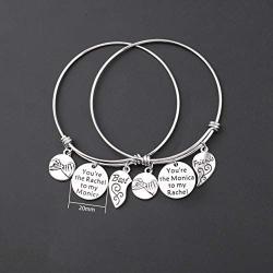 MAOFAED Best Friend Keychain Friendship Gift You are The Rachel to My Monica Friends Inspired Keychain Gift for BFF