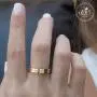 555Jewelry Womens Classic Sleek Chic Stainless Steel Bright CZ Inlay Band Rings 555Jewelry Womens Classic Sleek Chic Stainless Steel Bright CZ Inlay Band Rings