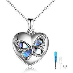 MONGAS Butterfly Necklaces 925 Sterling Silver Butterfly Jewelry for Women