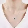 Jewelili Sterling Silver Diamond Pendant Necklace Jewelili Sterling Silver Diamond Pendant Necklace