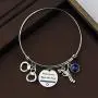CENWA Police Wife Police Mom Jewelry Peace Love Back The Blue Bracelet Thin Blue Line Shield Leo Police Academy Gift CENWA Police Wife Police Mom Jewelry Peace Love Back The Blue Bracelet Thin Blue Line Shield Leo Police Academy Gift