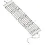 Steve Madden Rhinestone Curb Chain Wide Bracelet for Women Steve Madden Rhinestone Curb Chain Wide Bracelet for Women