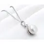 Pearl Necklace Freshwater Cultured White Pearl Pendant Necklace with Silver Chain Unique Style Pearl Jewelry Gifts for Women Girls Wife 9-10mm/12-13mm
