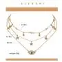 Edary Layered Necklaces Gold Choker with Evil Eye Rhinestone and Star Jewelry for Women and Girls Edary Layered Necklaces Gold Choker with Evil Eye Rhinestone and Star Jewelry for Women and Girls