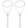 Mudder 2 Pack 1920s Artificial Long Pearl Necklace Flapper Beads Faux Pearl Vintage Jewelry for Women Girls, 71 Inch