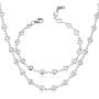 U7 Heart Charm Bracelet Stainless Steel Dainty Link Chain Dainty Jewelry Custom Initials Charm/Love Heart Bracelet for Women Girls,Length Adjustable 7-10 Inch